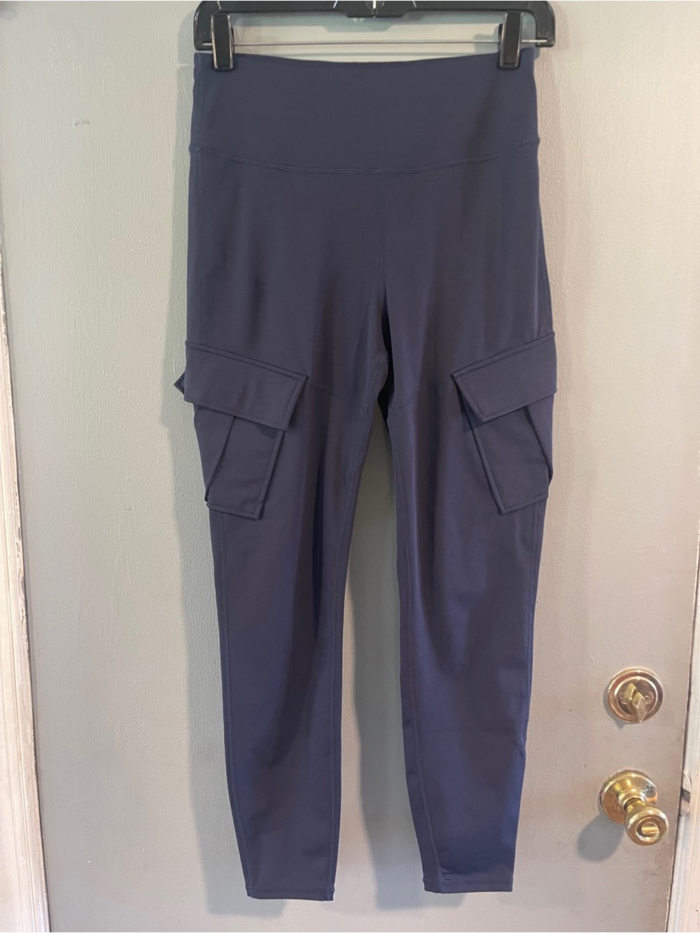 Halara DayStretch High Waisted Cargo Pocket Skinny Yoga Plus Size 7/8 Leggings M